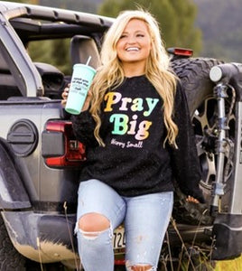 PRAY BIG WORRY SMALL SWEATSHIRT