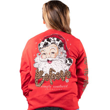 Load image into Gallery viewer, YTH-LS-SANTACOW-RED

