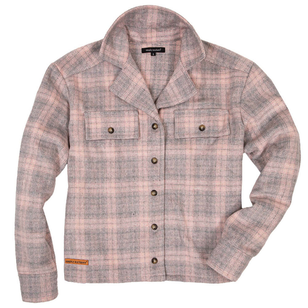 Simply Southern Gray/Pink Shacket
